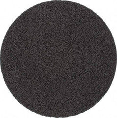 3M - 3" Disc Diam, 50 Grit, Zirconia Alumina Quick Change Disc - Type S Attaching System, Coated, Black, Coarse Grade, 20,000 RPM, 501C Series - Apex Tool & Supply