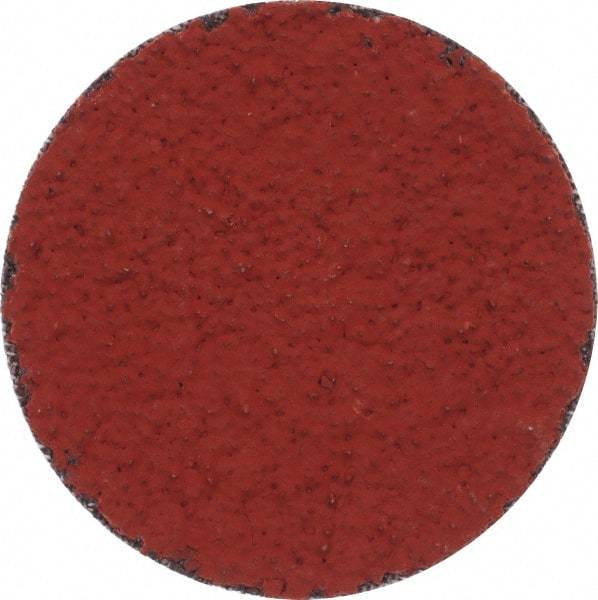 3M - 2" Disc Diam, 36 Grit, Ceramic Quick Change Disc - Type S Attaching System, Coated, Orange, Very Coarse Grade, 25,000 RPM, 777F Series - Apex Tool & Supply