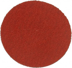 3M - 2" Disc Diam, 120 Grit, Ceramic Quick Change Disc - Type S Attaching System, Coated, Orange, Fine Grade, 25,000 RPM, 777F Series - Apex Tool & Supply