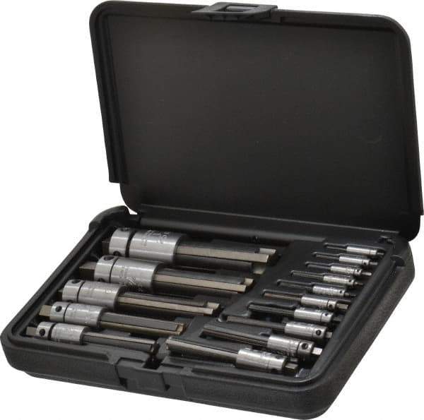 Walton - #4 to 1" Tap Extractor Set - 3, 4 Flutes, 15 Pieces - Apex Tool & Supply