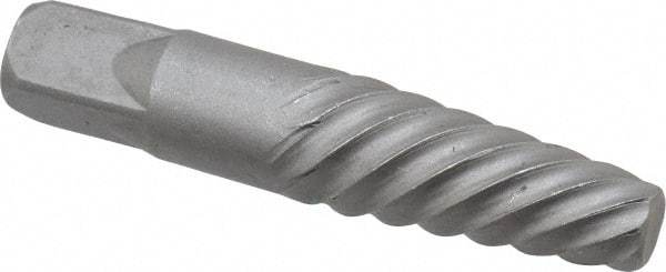 Interstate - Spiral Flute Screw Extractor - #7 Extractor for 7/8 to 1-1/8" Screw, 4-1/8" OAL - Apex Tool & Supply
