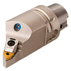 Iscar - Right Hand Cut, Size HSK A63, WN.. Insert Compatiblity, Internal or External Modular Turning & Profiling Cutting Unit Head - 25mm Ctr to Cutting Edge, 110mm Head Length, Through Coolant, Series Multi-Wedge - Apex Tool & Supply