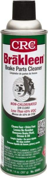 CRC - Nonchlorinated Brake Parts Cleaner - 14 oz Aerosol Can - Apex Tool & Supply