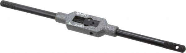 Interstate - 1/8 to 3/8" Tap Capacity, Straight Handle Tap Wrench - 8" Overall Length - Apex Tool & Supply