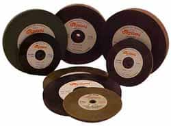 Cratex - 8" Diam x 1/2" Hole x 1" Thick, 46 Grit Surface Grinding Wheel - Apex Tool & Supply