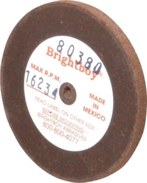 Cratex - 2" Diam x 1/8" Hole x 1/8" Thick, 46 Grit Surface Grinding Wheel - Coarse Grade - Apex Tool & Supply
