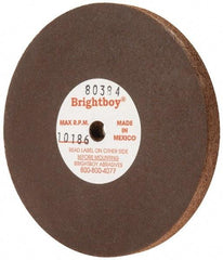 Cratex - 3" Diam x 1/4" Hole x 1/4" Thick, 46 Grit Surface Grinding Wheel - Coarse Grade - Apex Tool & Supply