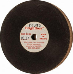 Cratex - 3" Diam x 1/4" Hole x 1/2" Thick, 46 Grit Surface Grinding Wheel - Coarse Grade - Apex Tool & Supply