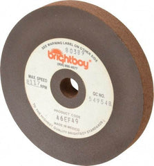 Cratex - 4" Diam x 1/2" Hole x 1/2" Thick, 46 Grit Surface Grinding Wheel - Coarse Grade - Apex Tool & Supply
