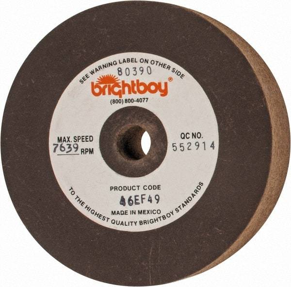 Cratex - 4" Diam x 1/2" Hole x 1" Thick, 46 Grit Surface Grinding Wheel - Coarse Grade - Apex Tool & Supply