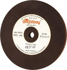 Cratex - 6" Diam x 1/2" Hole x 1/2" Thick, 46 Grit Surface Grinding Wheel - Coarse Grade - Apex Tool & Supply