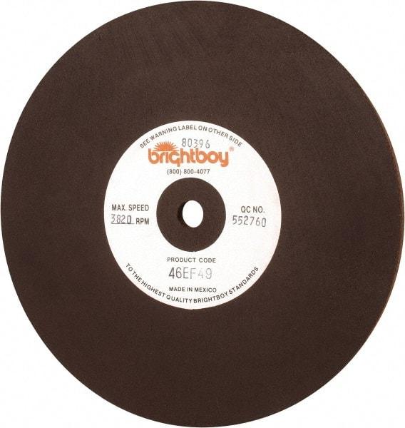 Cratex - 8" Diam x 1/2" Hole x 1/4" Thick, 46 Grit Surface Grinding Wheel - Coarse Grade - Apex Tool & Supply