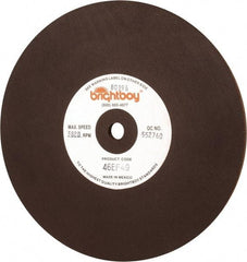 Cratex - 8" Diam x 1/2" Hole x 1/4" Thick, 46 Grit Surface Grinding Wheel - Coarse Grade - Apex Tool & Supply