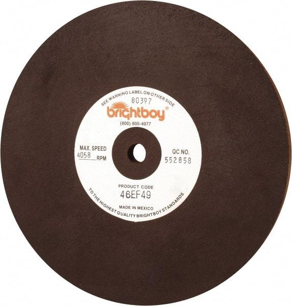 Cratex - 8" Diam x 1/2" Hole x 1/2" Thick, 46 Grit Surface Grinding Wheel - Coarse Grade - Apex Tool & Supply