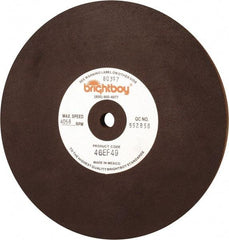 Cratex - 8" Diam x 1/2" Hole x 1/2" Thick, 46 Grit Surface Grinding Wheel - Coarse Grade - Apex Tool & Supply