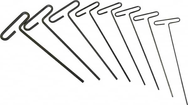 Eklind - 8 Piece T-Handle Hex Key Set - Apex Tool & Supply
