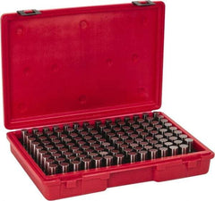 Value Collection - 125 Piece, 0.626-0.75 Inch Diameter Plug and Pin Gage Set - Plus 0.0002 Inch Tolerance, Class ZZ - Apex Tool & Supply