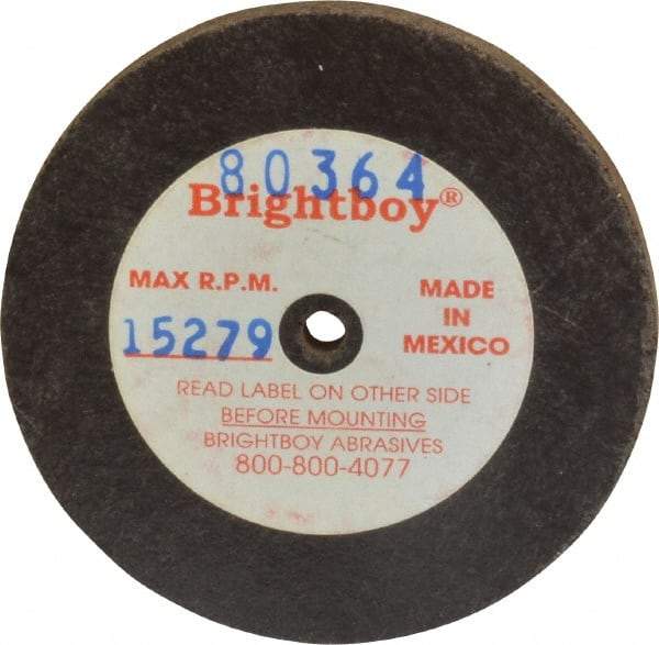 Cratex - 2" Diam x 1/8" Hole x 1/8" Thick, 46 Grit Surface Grinding Wheel - Coarse Grade - Apex Tool & Supply