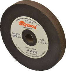 Cratex - 4" Diam x 1/2" Hole x 1/2" Thick, 46 Grit Surface Grinding Wheel - Coarse Grade - Apex Tool & Supply