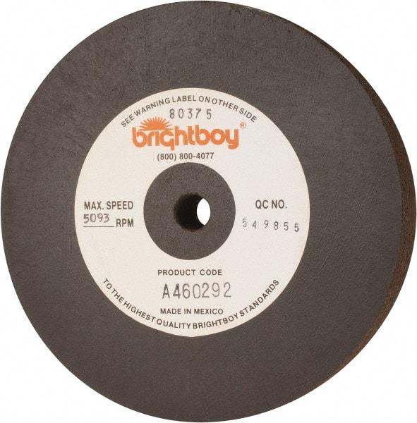 Cratex - 6" Diam x 1/2" Hole x 1" Thick, 46 Grit Surface Grinding Wheel - Coarse Grade - Apex Tool & Supply