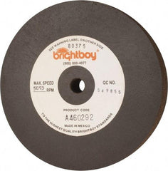 Cratex - 6" Diam x 1/2" Hole x 1" Thick, 46 Grit Surface Grinding Wheel - Coarse Grade - Apex Tool & Supply