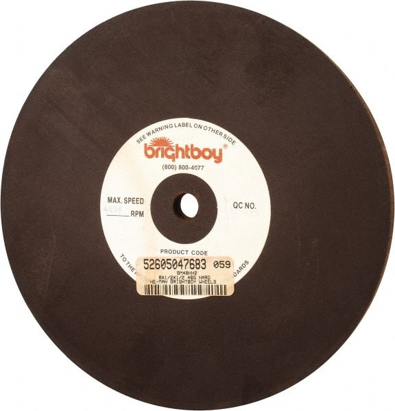 Cratex - 8" Diam x 1/2" Hole x 1/2" Thick, 46 Grit Surface Grinding Wheel - Apex Tool & Supply