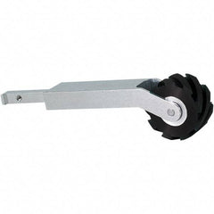 Dynabrade - 1" Wide Contact Arm - 24" Belt Length x 1" Belt Width, Serrated, Rubber, 70" Contact Wheel Diam - Apex Tool & Supply