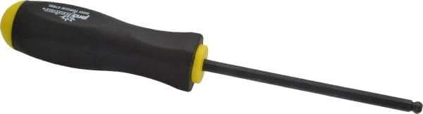 Bondhus - 1/4" Hex Ball End Driver - 4.8" Blade Length, Ergonomic Molded Cushion Grip Handle, 249mm OAL - Apex Tool & Supply