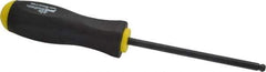 Bondhus - 1/4" Hex Ball End Driver - 4.8" Blade Length, Ergonomic Molded Cushion Grip Handle, 249mm OAL - Apex Tool & Supply