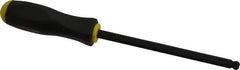Bondhus - 3/8" Hex Ball End Driver - 6.6" Blade Length, Ergonomic Molded Cushion Grip Handle, 287mm OAL - Apex Tool & Supply