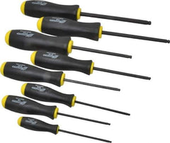 Bondhus - 8 Piece, 7/64 to 5/16" Ball End Hex Driver Set - Comes in Vinyl Pouch - Apex Tool & Supply
