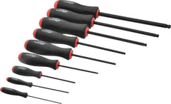 Bondhus - 9 Piece, 1.5 to 10mm Ball End Hex Driver Set - Comes in Vinyl Pouch - Apex Tool & Supply