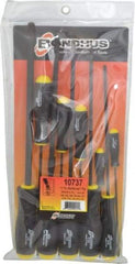 Bondhus - 11 Piece, 5/64 to 3/8" Ball End Hex Driver Set - Comes in Vinyl Pouch - Apex Tool & Supply
