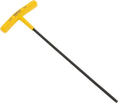 Bondhus - 5/32" Hex, T-Handle Cushion Grip, Ball End Hex Key - 8-1/2" OAL, Protanium High Torque Steel, Inch System of Measurement - Apex Tool & Supply