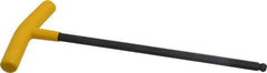 Bondhus - 3/8" Hex, T-Handle Cushion Grip, Ball End Hex Key - 10-51/64" OAL, Protanium High Torque Steel, Inch System of Measurement - Apex Tool & Supply