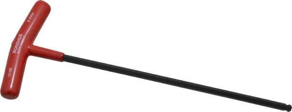 Bondhus - 6mm Hex, T-Handle Cushion Grip, Ball End Hex Key - 266mm OAL, Protanium High Torque Steel, Metric System of Measurement - Apex Tool & Supply