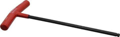Bondhus - 8mm Hex, T-Handle Cushion Grip, Ball End Hex Key - 285mm OAL, Protanium High Torque Steel, Metric System of Measurement - Apex Tool & Supply