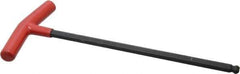 Bondhus - 10mm Hex, T-Handle Cushion Grip, Ball End Hex Key - 307mm OAL, Protanium High Torque Steel, Metric System of Measurement - Apex Tool & Supply