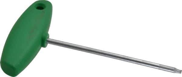 Wiha - T10 Standard Torx Key - Flag-Style, 3.94" Length Under Head, 100mm OAL - Apex Tool & Supply