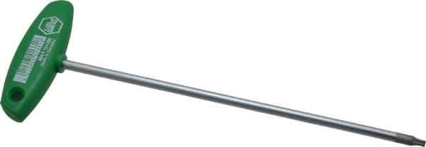 Wiha - T15 Standard Torx Key - Flag-Style, 7-7/8" Length Under Head, 200mm OAL - Apex Tool & Supply