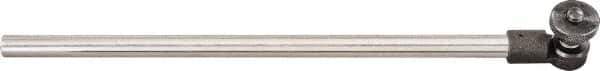 Starrett - 3/8 x 9-1/2 Inch, Drop Indicator Gage Holding Rod - For Use with 657 Series Holders - Apex Tool & Supply