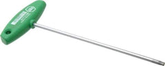 Wiha - T27 Standard Torx Key - Flag-Style, 7-7/8" Length Under Head, 200mm OAL - Apex Tool & Supply