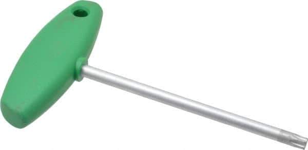 Wiha - T45 Standard Torx Key - Flag-Style, 5.91" Length Under Head, 150mm OAL - Apex Tool & Supply