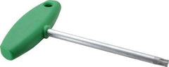 Wiha - T50 Standard Torx Key - Flag-Style, 5.91" Length Under Head, 150mm OAL - Apex Tool & Supply