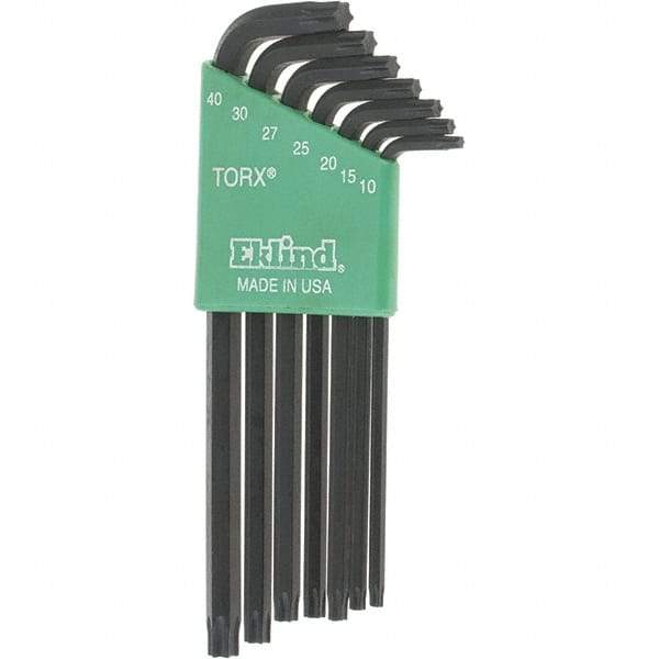 Eklind - Torx Key Set - 7 KEY LONG T10-T40 E EKLIND TORX L-KEY SETS - Apex Tool & Supply