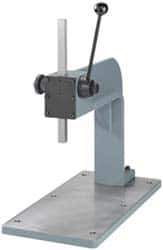 JT&M - 3/4" Ram, 11-5/8" Throat Depth, 200 Lb Manual Arbor Press - 10" Max Work Height x 24" Max Work Width, 12:1 Leverage Ratio, 10" Base Width x 19-1/2" Base Depth - Apex Tool & Supply