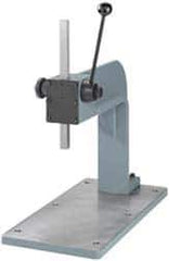 JT&M - 3/4" Ram, 11-5/8" Throat Depth, 200 Lb Manual Arbor Press - 10" Max Work Height x 24" Max Work Width, 12:1 Leverage Ratio, 10" Base Width x 19-1/2" Base Depth - Apex Tool & Supply