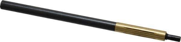 Made in USA - 4-1/4" Length x 1/4" Diam Through Hole Barrel Lap - 0.24" Arbor Diam, 1-1/4" Barrel Length, Eccentric Slot - Apex Tool & Supply