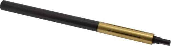 Made in USA - 6" Length x 13/32" Diam Through Hole Barrel Lap - 0.39" Arbor Diam, 2" Barrel Length, Eccentric Slot - Apex Tool & Supply