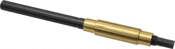 Made in USA - 7-1/4" Length x 3/4" Diam Through Hole Barrel Lap - 1/2" Arbor Diam, 3" Barrel Length, Eccentric Slot - Apex Tool & Supply